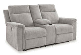 Barnsana Ash Power Reclining Loveseat 3320196.